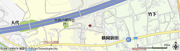静岡県島田市横岡27周辺の地図