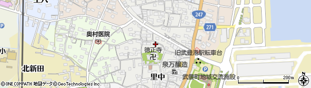 愛知県知多郡武豊町里中122周辺の地図