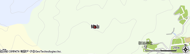 愛知県豊川市御油町（姥山）周辺の地図