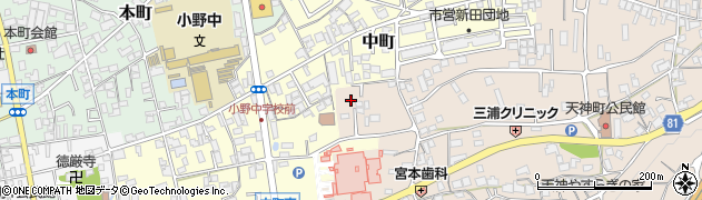 兵庫県小野市天神町1039周辺の地図