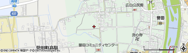 兵庫県たつの市誉田町広山315周辺の地図