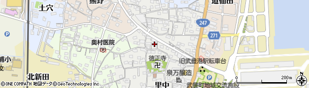 愛知県知多郡武豊町里中135周辺の地図