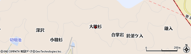 愛知県幸田町（額田郡）深溝（大駿杉）周辺の地図