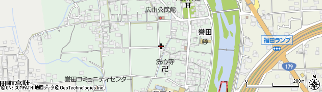 兵庫県たつの市誉田町広山437周辺の地図