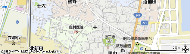 愛知県知多郡武豊町里中2周辺の地図