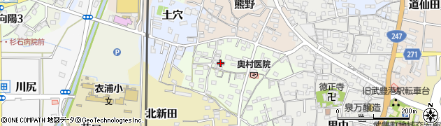 愛知県知多郡武豊町大屋敷周辺の地図