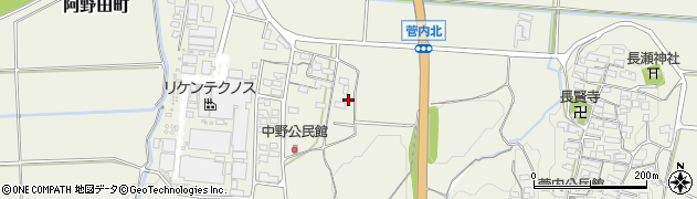三重県亀山市菅内町周辺の地図