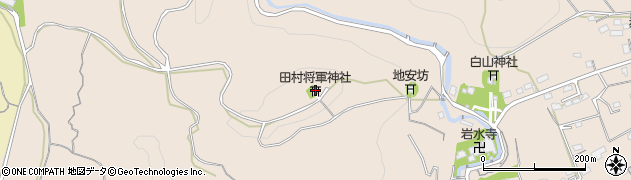 田村将軍神社周辺の地図