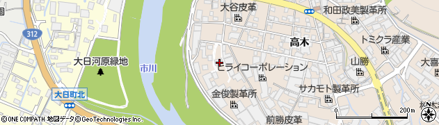 兵庫県姫路市花田町高木328周辺の地図