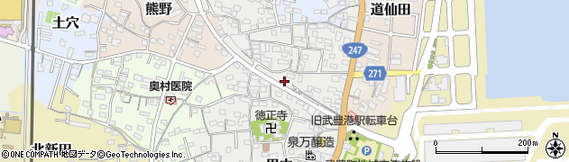 愛知県知多郡武豊町里中215周辺の地図