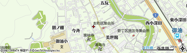 愛知県豊川市御油町美世賜39周辺の地図