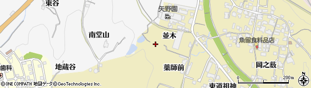京都府宇治田原町（綴喜郡）南（薬師山）周辺の地図