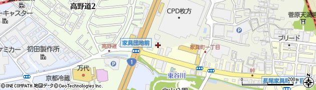 中国料理 麒麟閣 枚方店周辺の地図