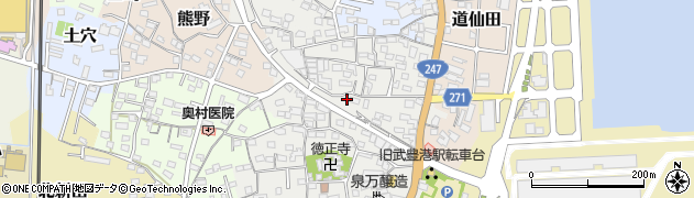 愛知県知多郡武豊町里中172周辺の地図