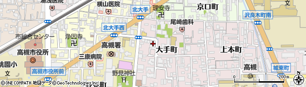 大江鍼灸院　予約専用周辺の地図