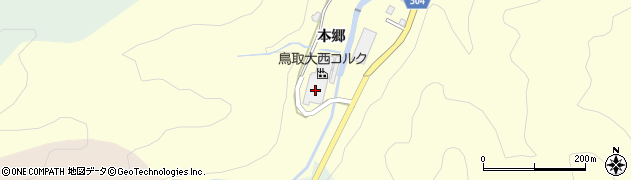 島根県浜田市内村町本郷131周辺の地図