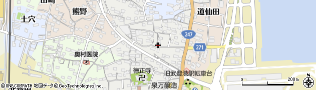 愛知県知多郡武豊町里中174周辺の地図