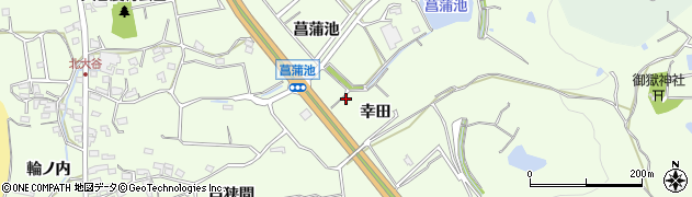 愛知県常滑市大谷菖蒲池341周辺の地図