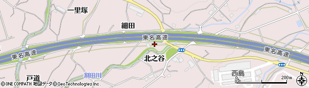 愛知県豊橋市石巻西川町（細田）周辺の地図