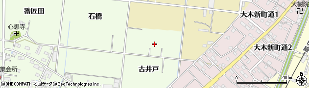愛知県豊川市篠田町並松周辺の地図