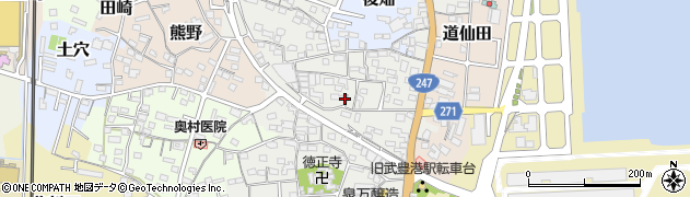 愛知県知多郡武豊町里中171周辺の地図