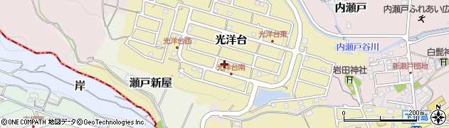 静岡県藤枝市光洋台周辺の地図