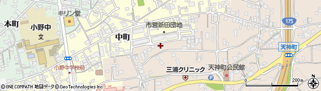 兵庫県小野市天神町1079周辺の地図