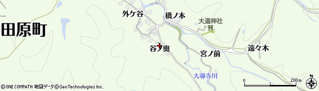 京都府宇治田原町（綴喜郡）立川（谷ノ奥）周辺の地図