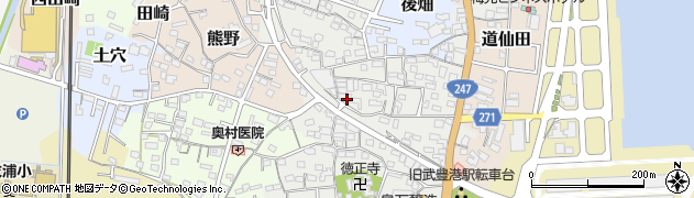 愛知県知多郡武豊町里中147周辺の地図