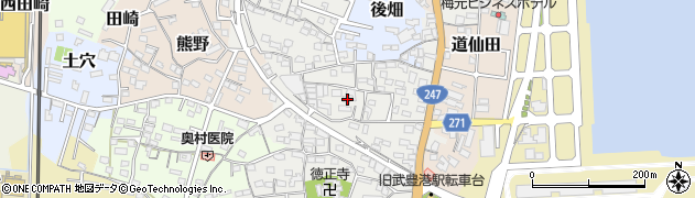 愛知県知多郡武豊町里中183周辺の地図