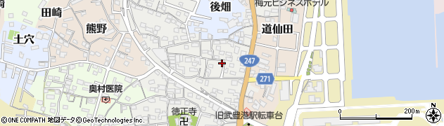 愛知県知多郡武豊町里中176周辺の地図