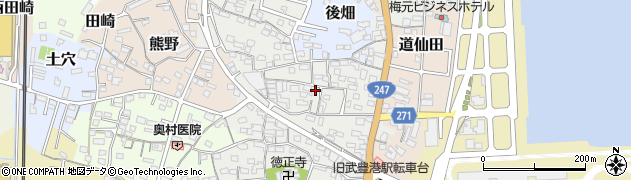 愛知県知多郡武豊町里中182周辺の地図
