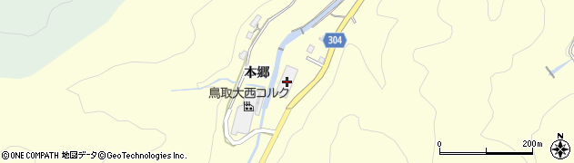 島根県浜田市内村町本郷174周辺の地図