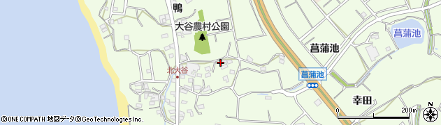 愛知県常滑市大谷菖蒲池163周辺の地図