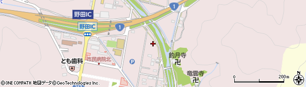 静岡県島田市野田周辺の地図