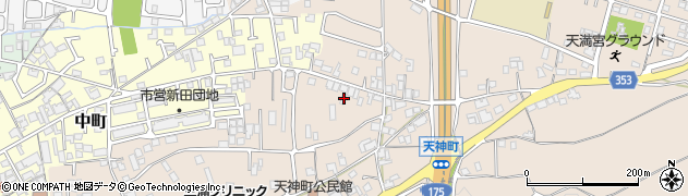 兵庫県小野市天神町1177周辺の地図