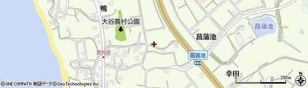 愛知県常滑市大谷菖蒲池306周辺の地図
