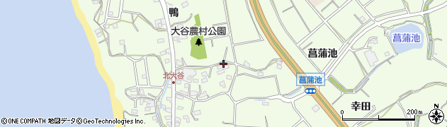 愛知県常滑市大谷菖蒲池164周辺の地図