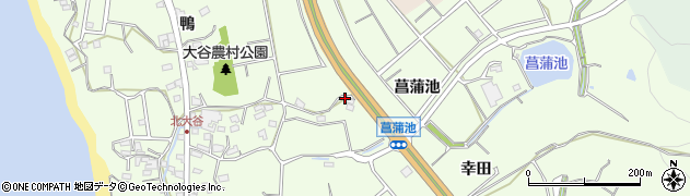 愛知県常滑市大谷菖蒲池311周辺の地図