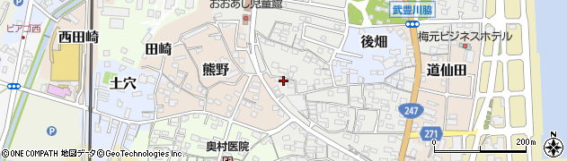 愛知県知多郡武豊町里中153周辺の地図