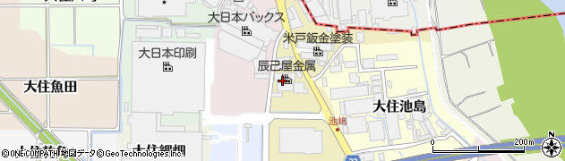 京都府京田辺市大住杉ノ森周辺の地図