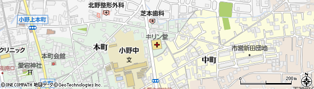 兵庫県小野市本町648周辺の地図