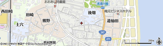 愛知県知多郡武豊町里中164周辺の地図