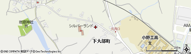 兵庫県小野市下大部町956-1周辺の地図
