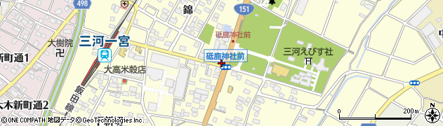 砥鹿神社周辺の地図
