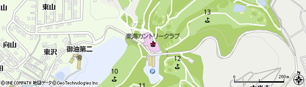 東海カントリークラブ周辺の地図