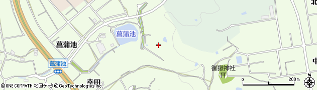 愛知県常滑市大谷菖蒲池18周辺の地図