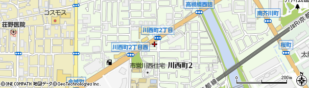 泉屋仏壇高槻店周辺の地図