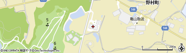 亀山市役所　衛生公苑周辺の地図