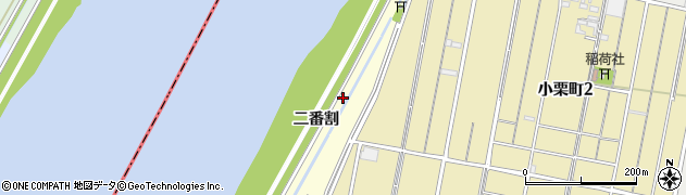 愛知県西尾市西奥田町周辺の地図